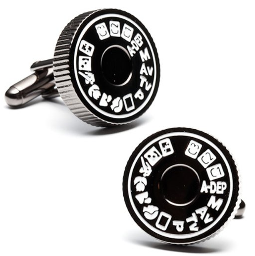 camera cuff links