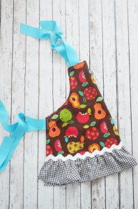 Cute apron made by Pink Berry Pie