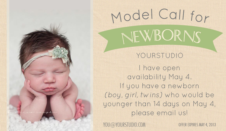 Model Call Newborns Facebook