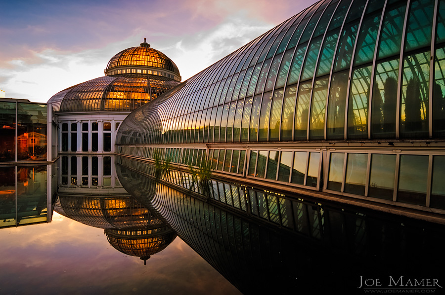 Marjorie McNeely Conservatory at Como Park in St. Paul, Minnesota was first opened in 1915.