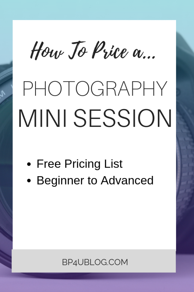 Free mini session template for spring portraits photography template