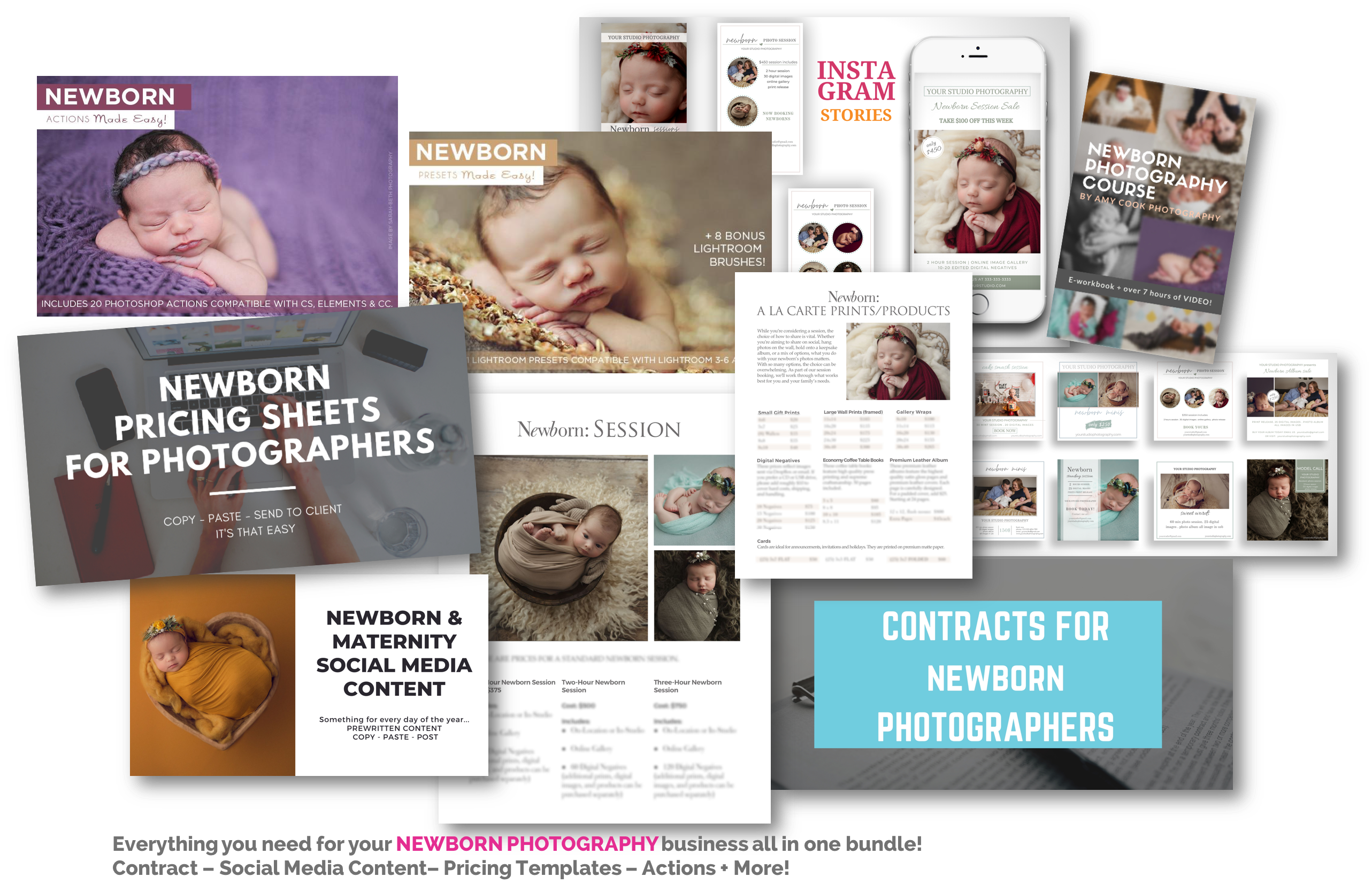 Instagram Template Baby Baby Bundle Social Media Post 30 