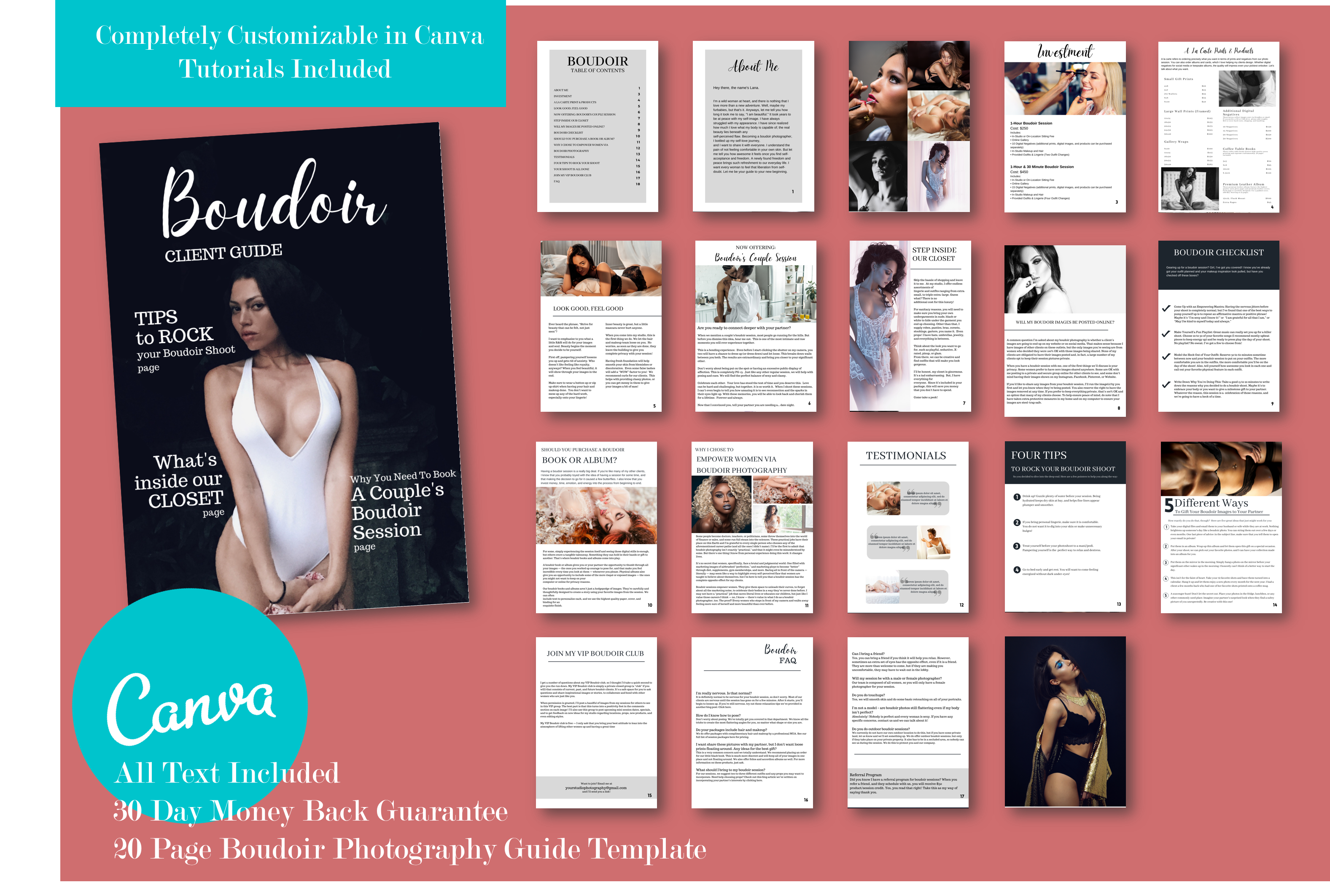 boudoir client guide for canva