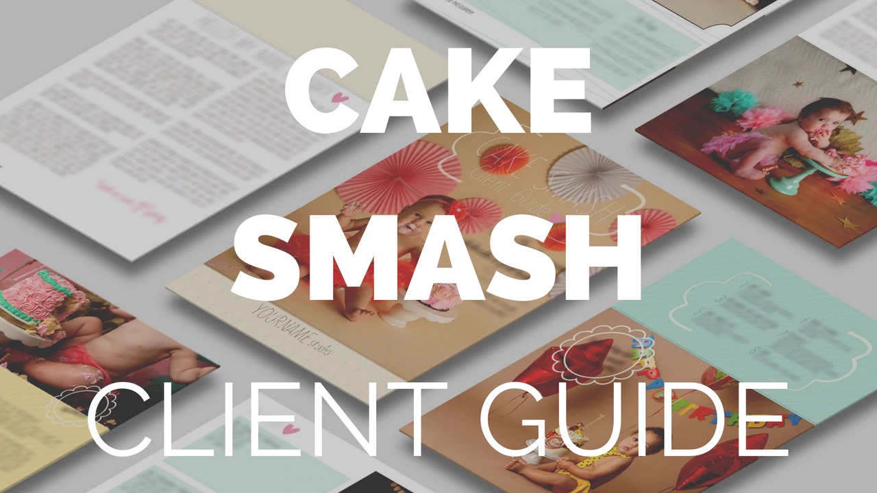 cake smash client guide for photographers