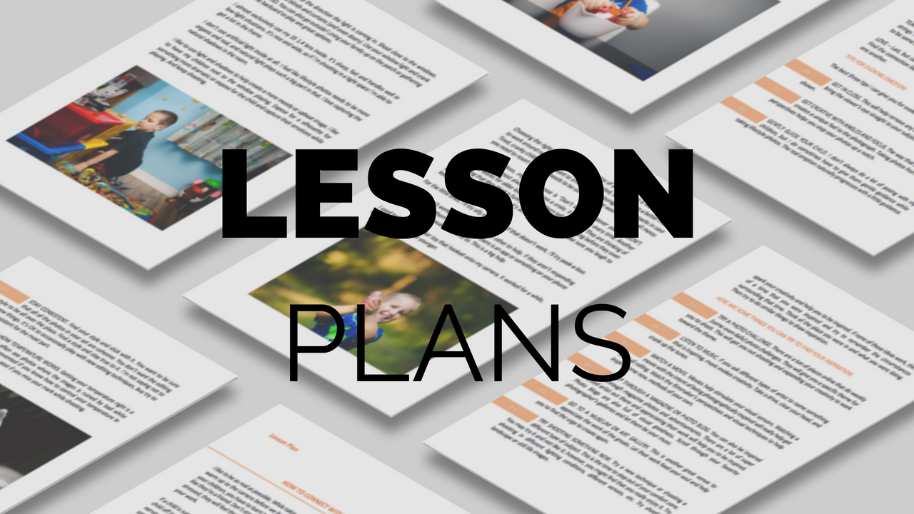 lessons plans for how to teach a photography class to kids