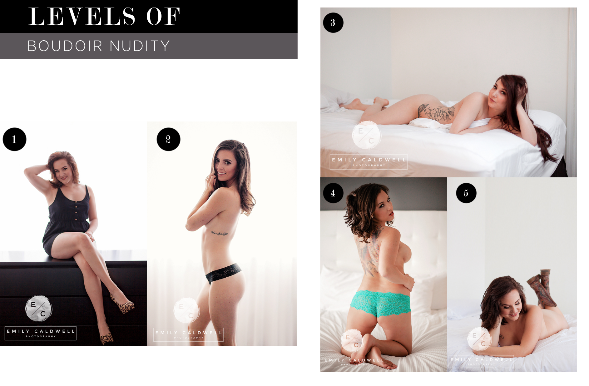 Types of boudoir photography nudity.